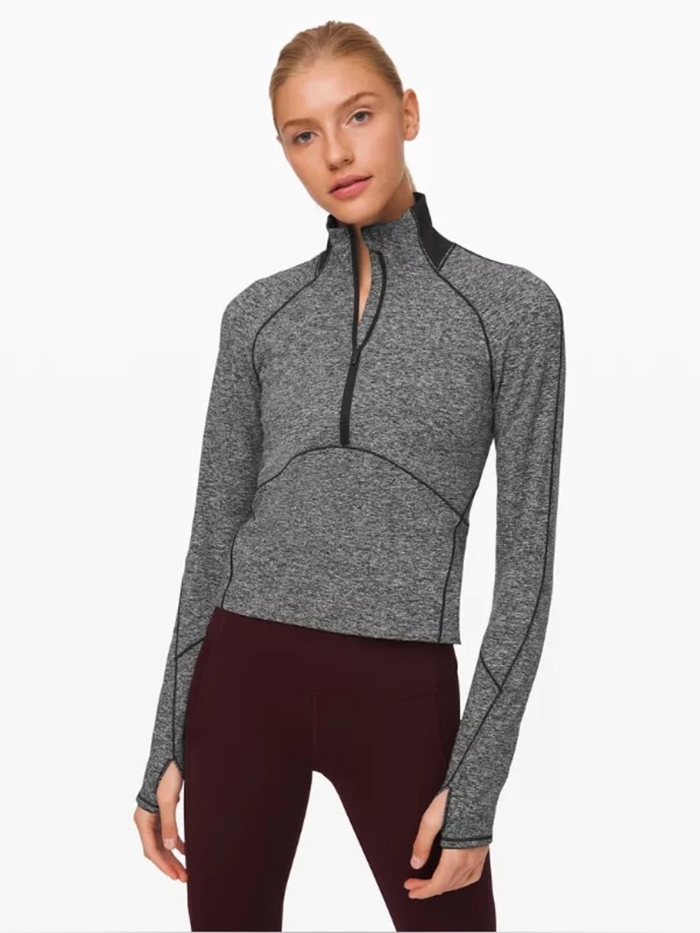 Lululemon always alert 1/2 half zip